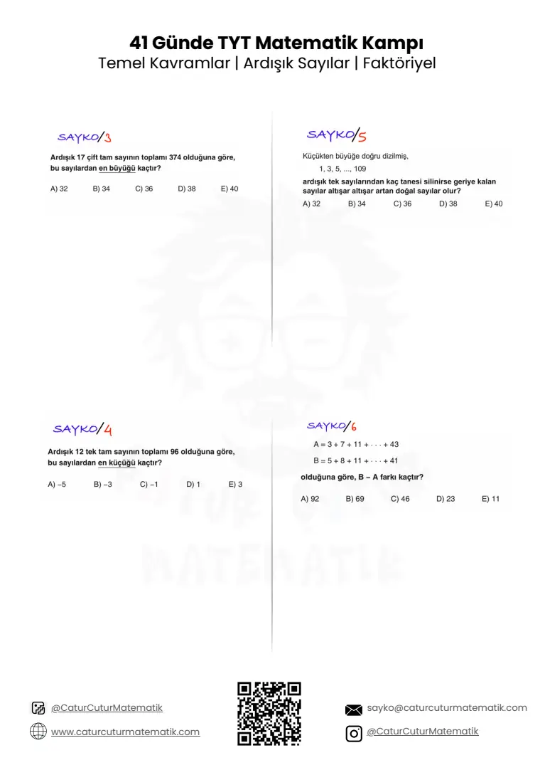 Ardışık Sayılar ve Faktöriyel PDF, sayfa 2 / 5