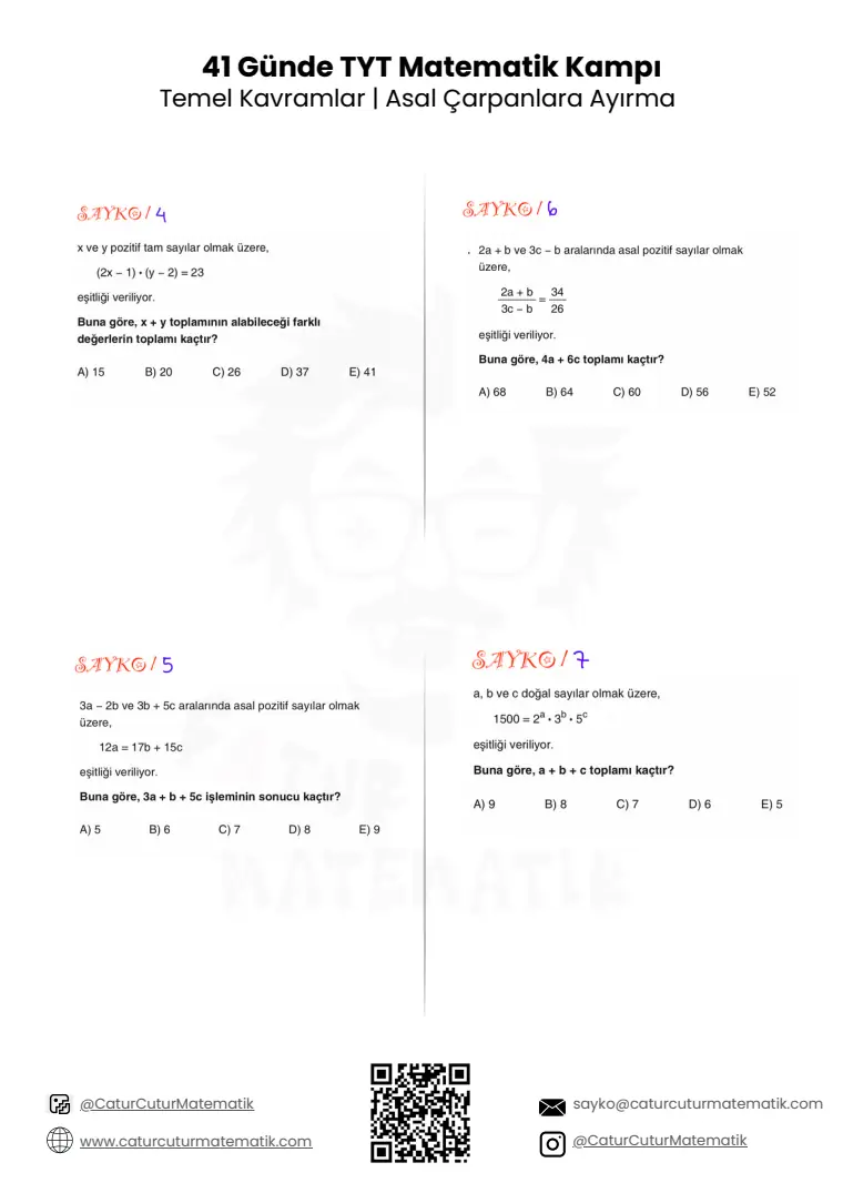 Asal Çarpanlara Ayırma PDF, sayfa 2 / 4
