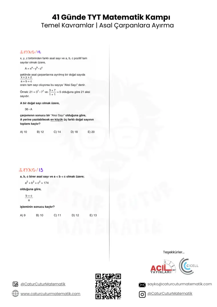 Asal Çarpanlara Ayırma PDF, sayfa 4 / 4