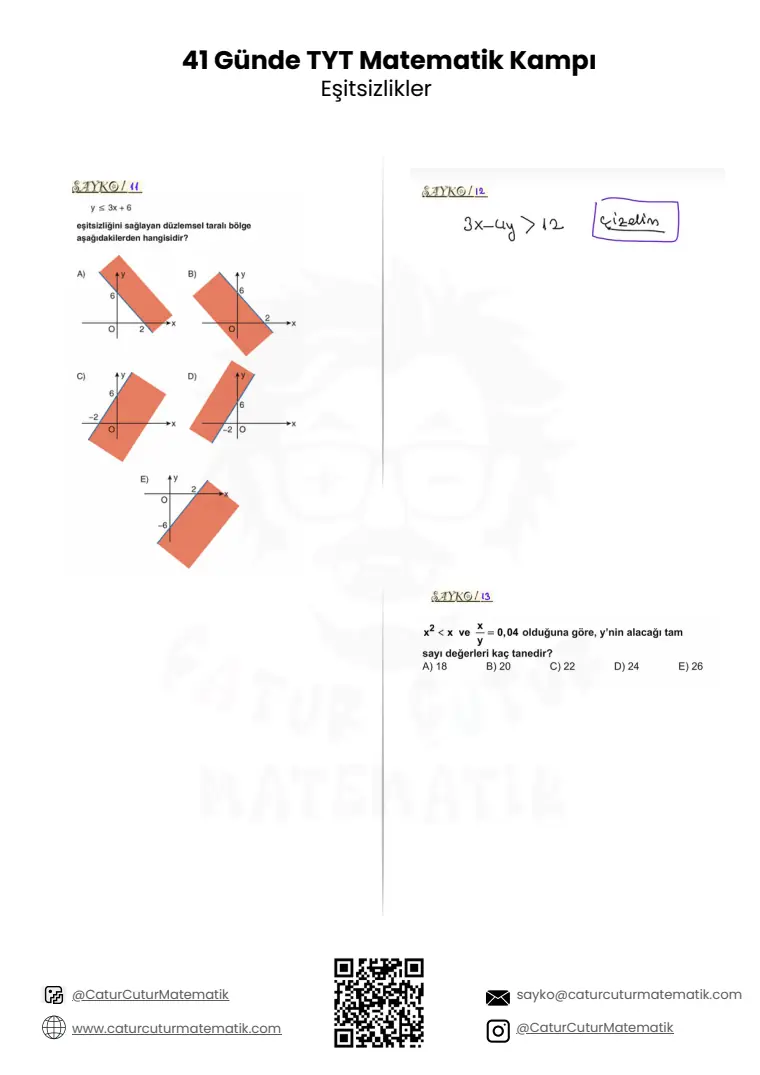 Basit Eşitsizlikler PDF, sayfa 6 / 10