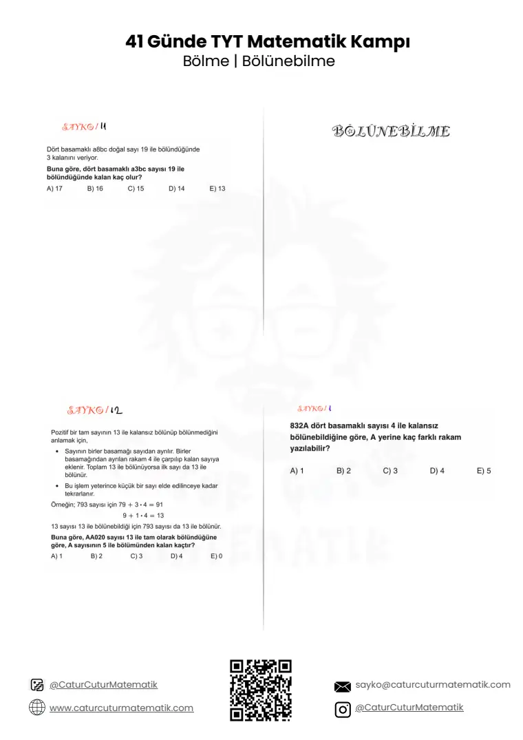 Bölme ve Bölünebilme PDF, sayfa 4 / 9