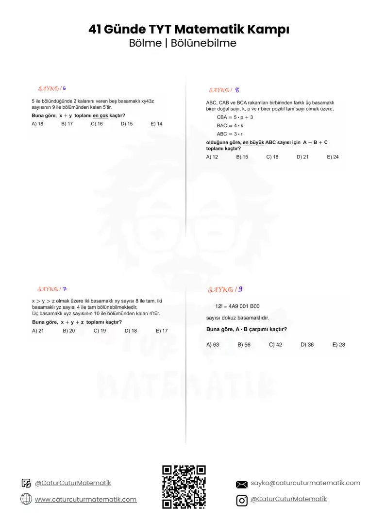 Bölme ve Bölünebilme PDF, sayfa 6 / 9