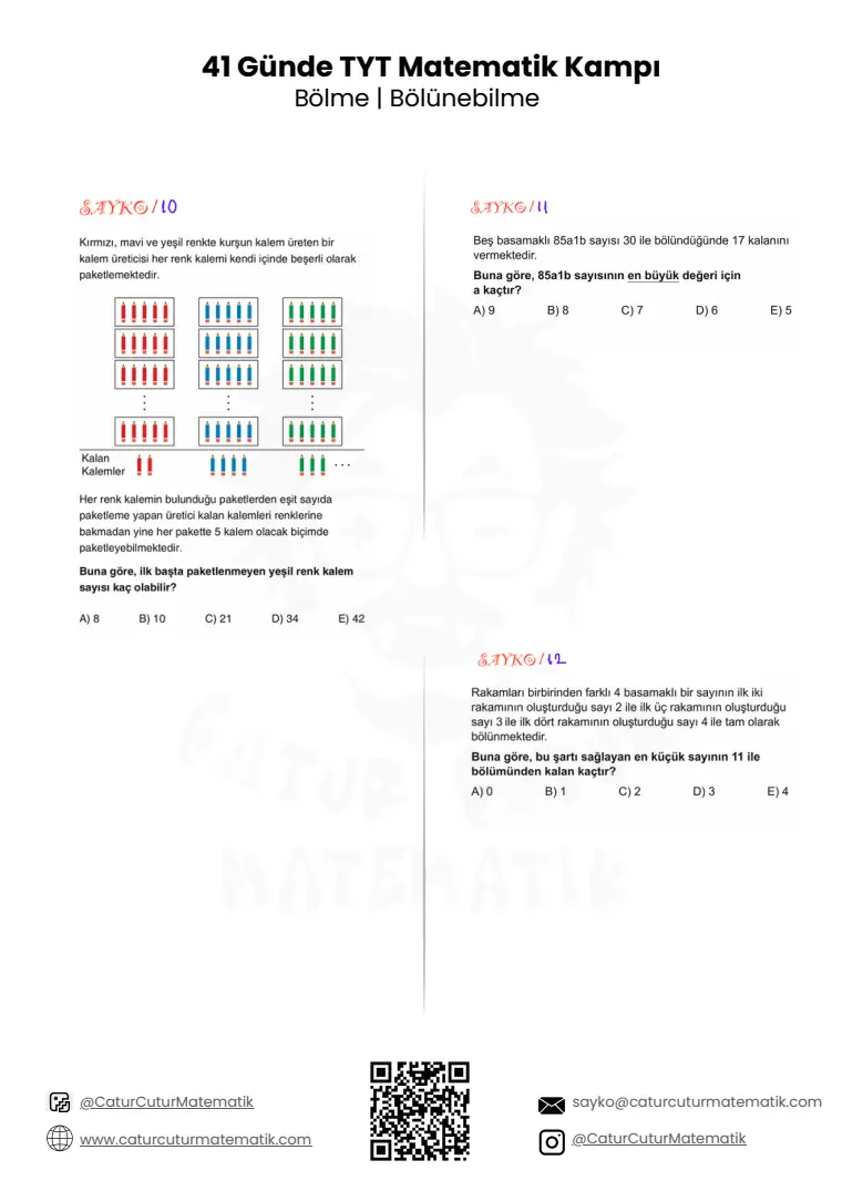 Bölme ve Bölünebilme PDF, sayfa 7 / 9