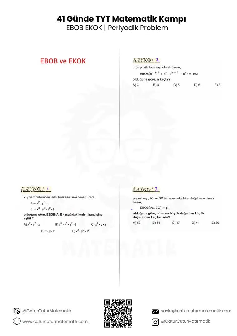 EBOB ve EKOK PDF, sayfa 1 / 13