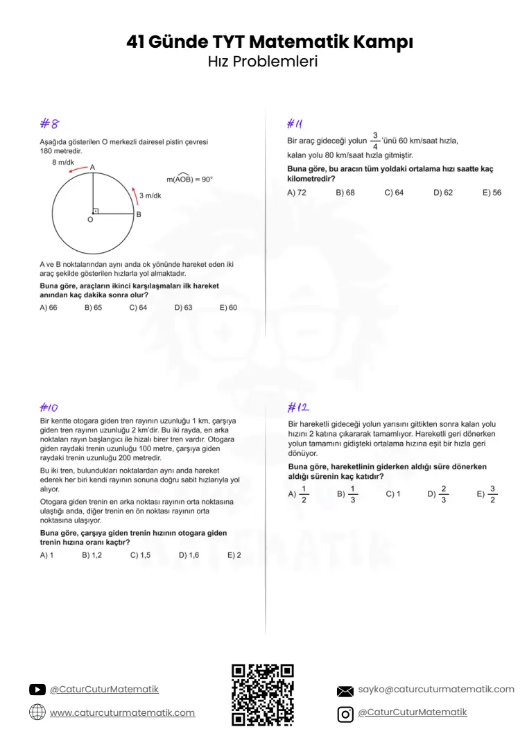 Hız Problemleri PDF, sayfa 3 / 9