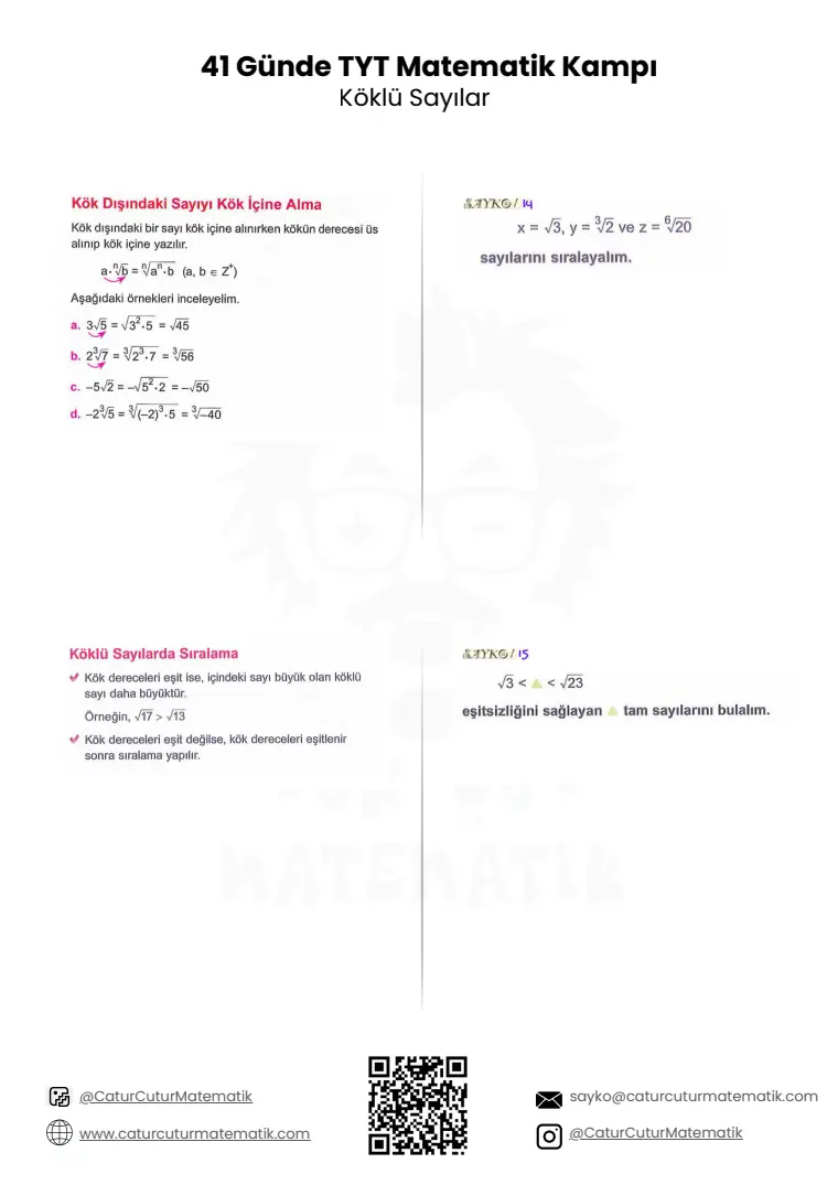 Köklü Sayılar PDF, sayfa 6 / 16