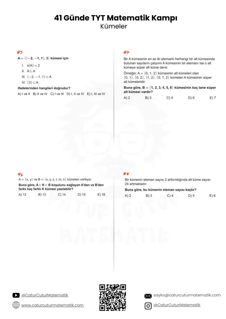 Kümeler PDF, sayfa 2 / 20