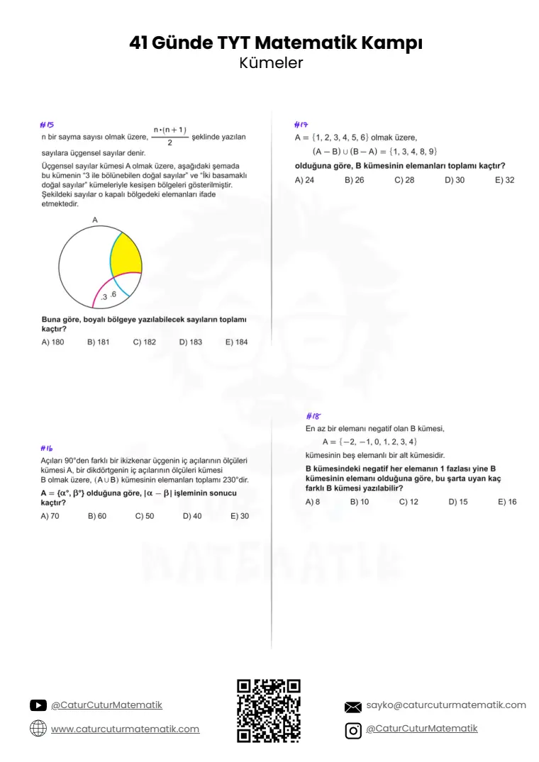 Kümeler PDF, sayfa 13 / 20
