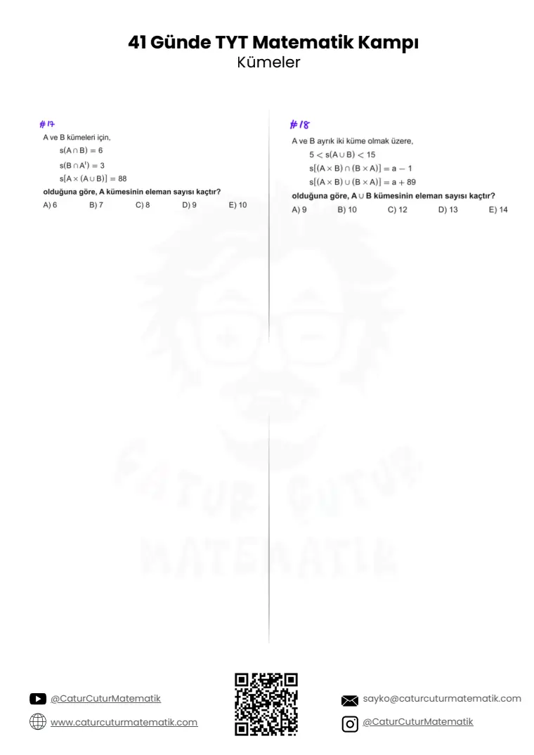 Kümeler PDF, sayfa 20 / 20