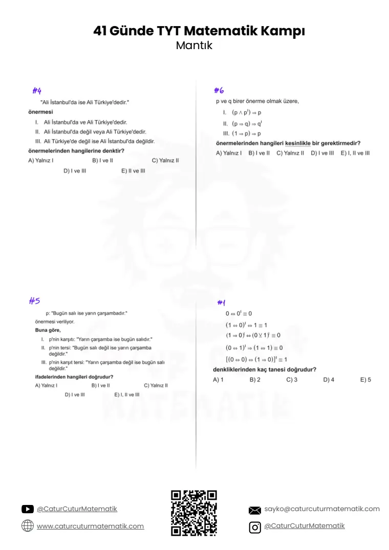 Mantık PDF, sayfa 5 / 13