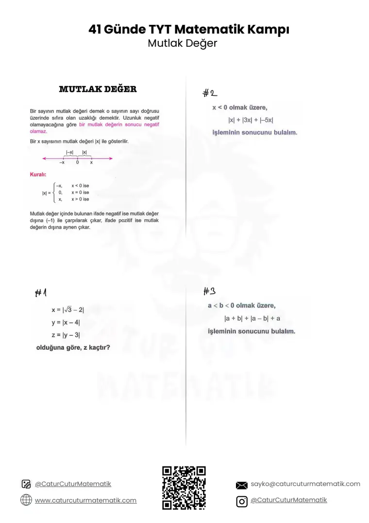 Mutlak Değer PDF, sayfa 1 / 13