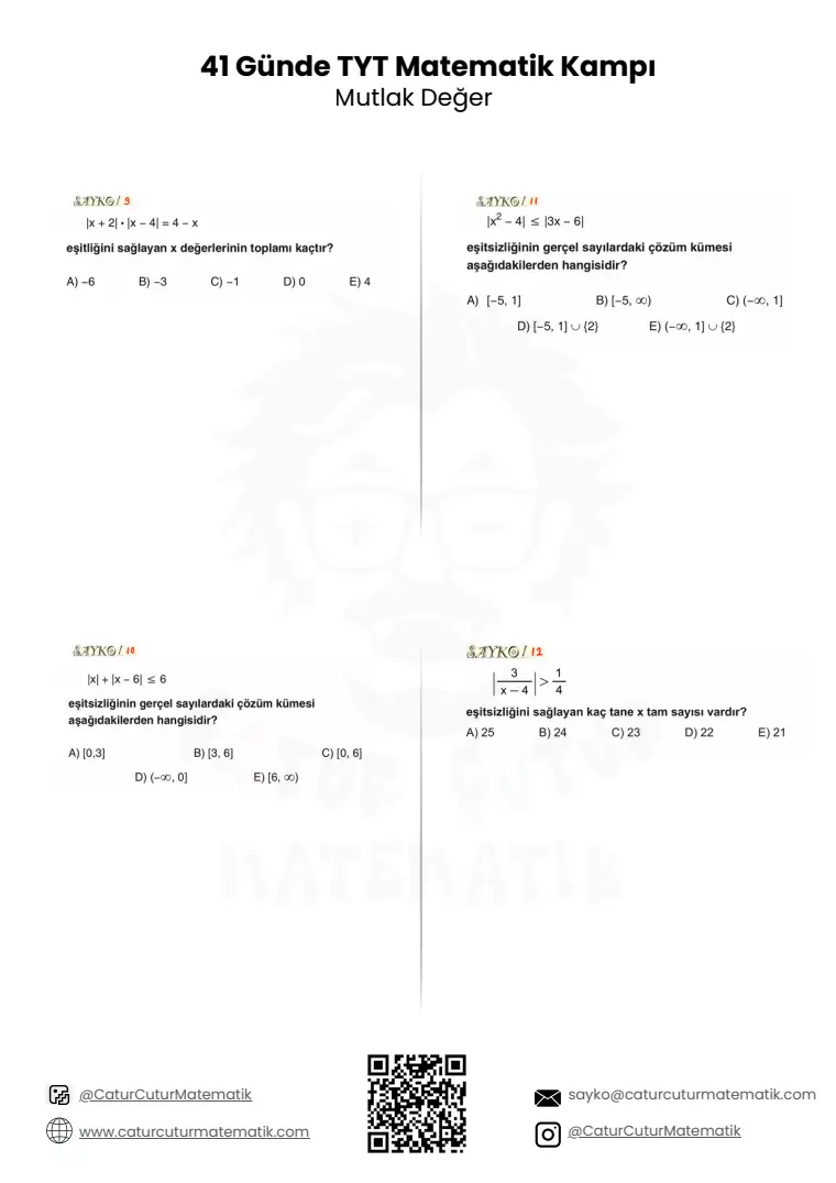 Mutlak Değer PDF, sayfa 8 / 13