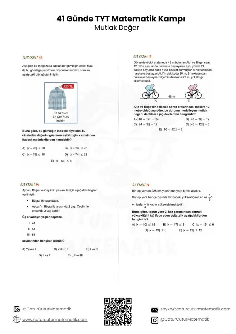 Mutlak Değer PDF, sayfa 9 / 13