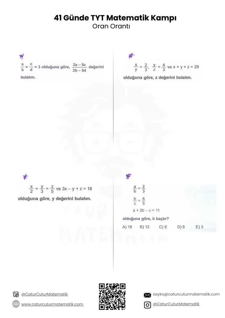 Oran ve Orantı PDF, sayfa 2 / 18