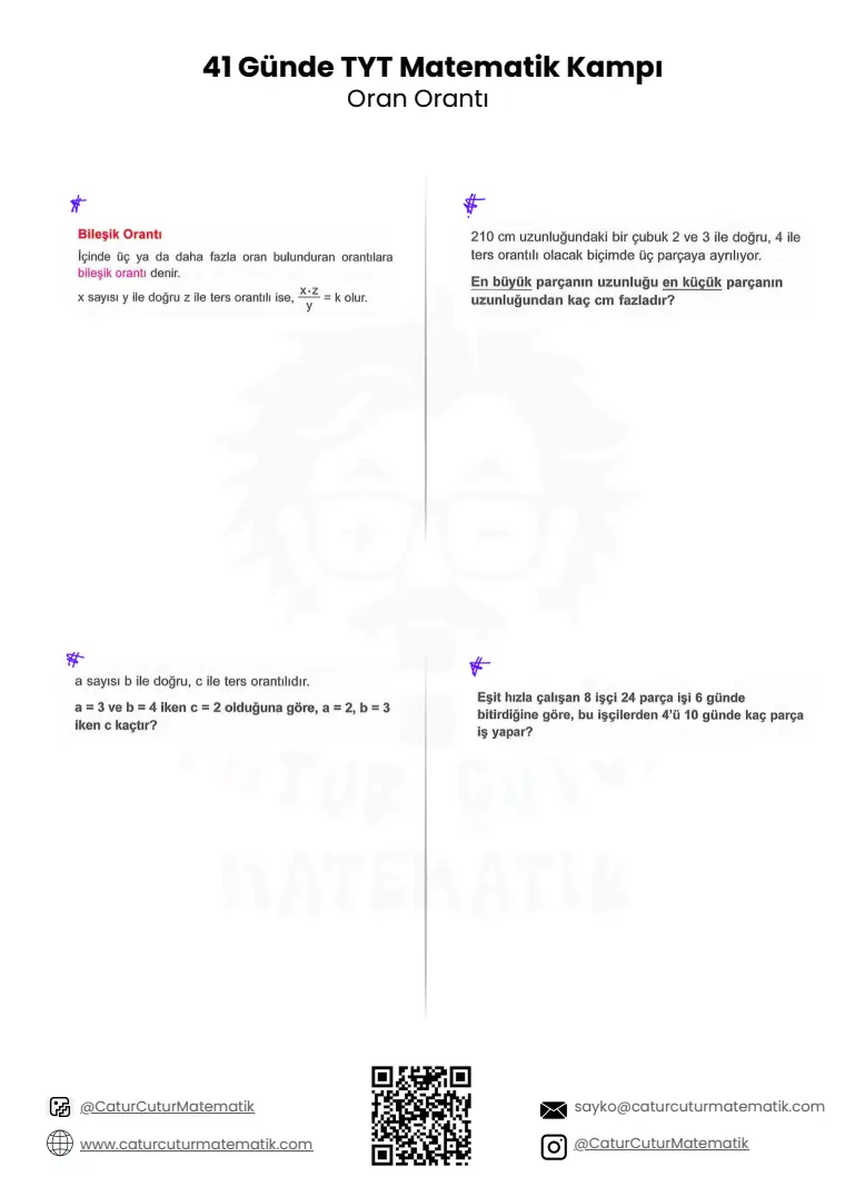 Oran ve Orantı PDF, sayfa 6 / 18