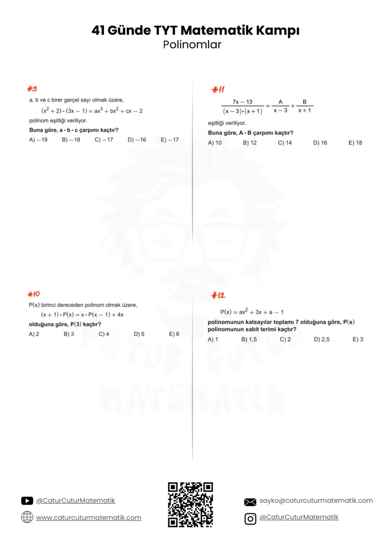 Polinomlar PDF, sayfa 3 / 17