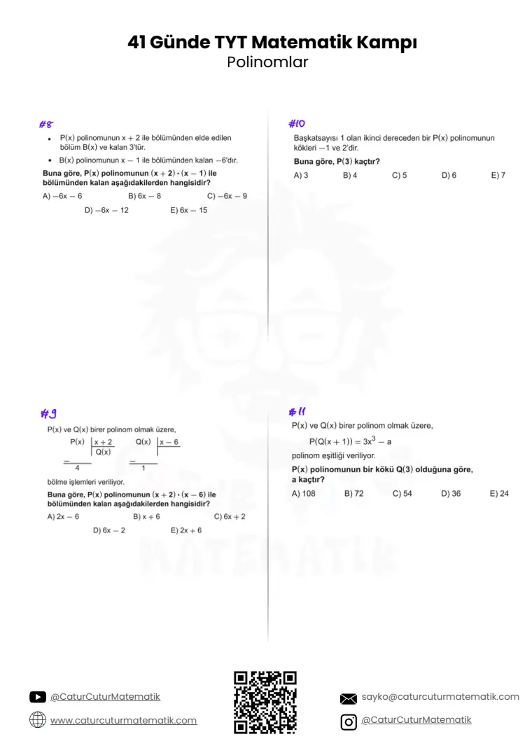 Polinomlar PDF, sayfa 10 / 17