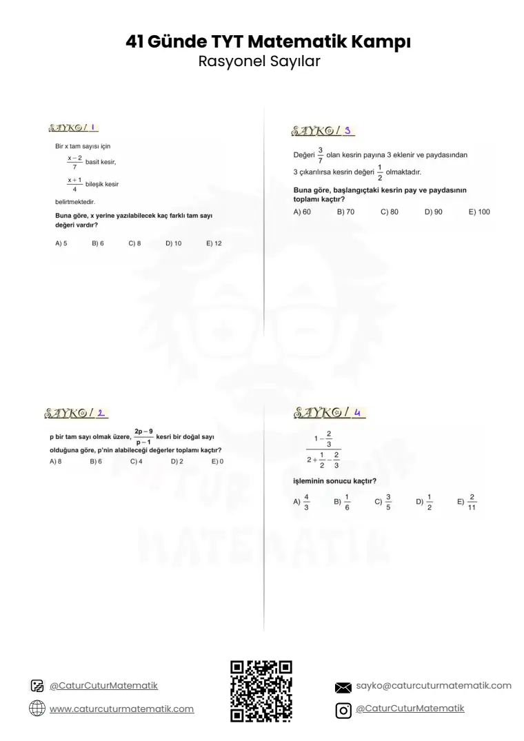 Rasyonel Sayılar PDF, sayfa 2 / 10