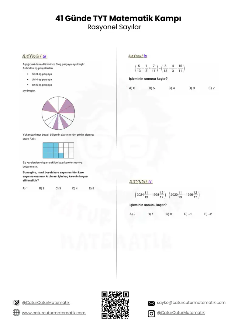 Rasyonel Sayılar PDF, sayfa 5 / 10
