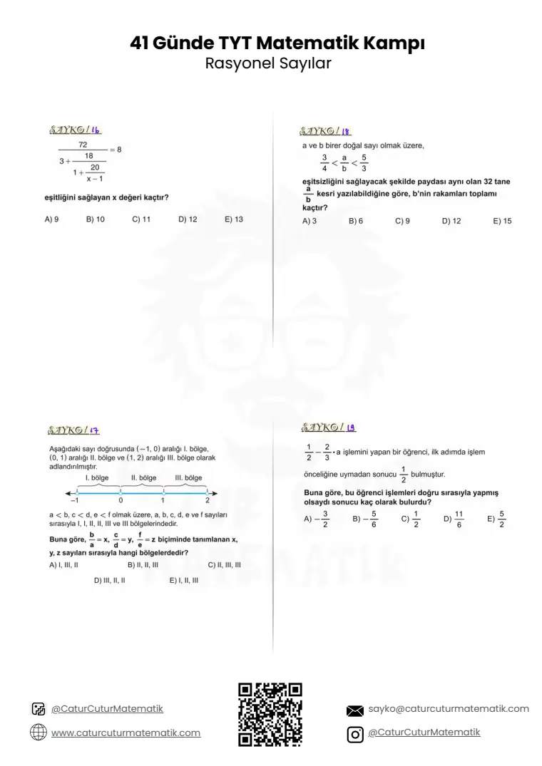 Rasyonel Sayılar PDF, sayfa 7 / 10