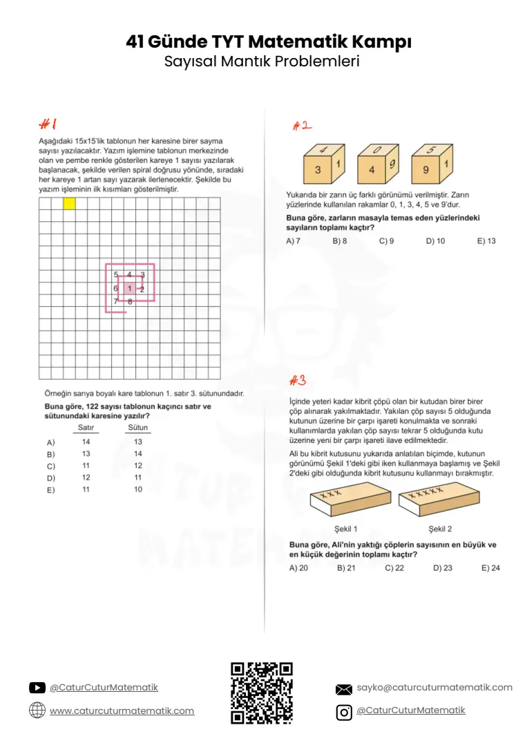 Sayısal Mantık Problemleri PDF, sayfa 1 / 4
