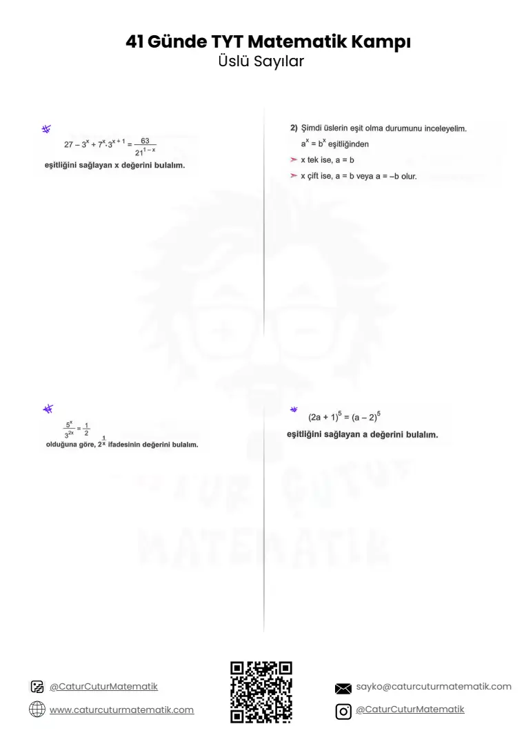 Üslü Sayılar PDF, sayfa 12 / 24