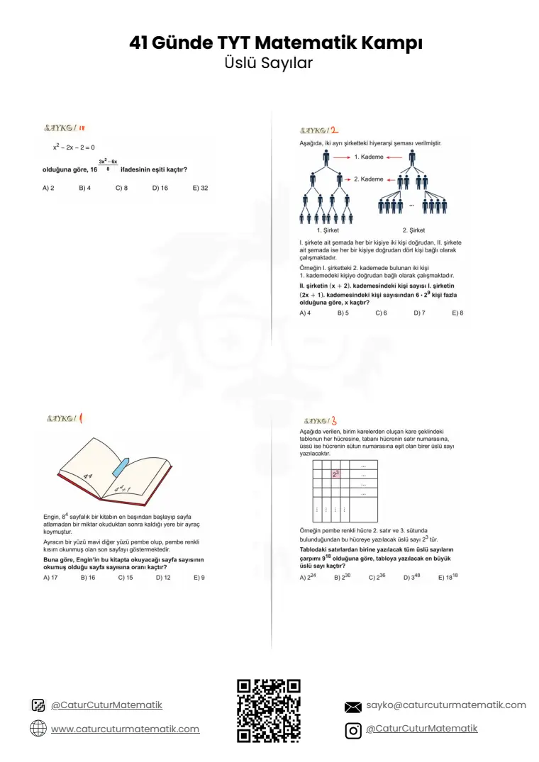 Üslü Sayılar PDF, sayfa 19 / 24