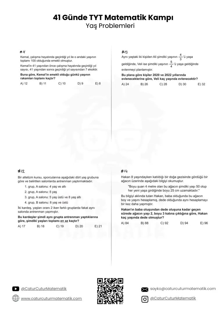 Yaş Problemleri PDF, sayfa 5 / 6